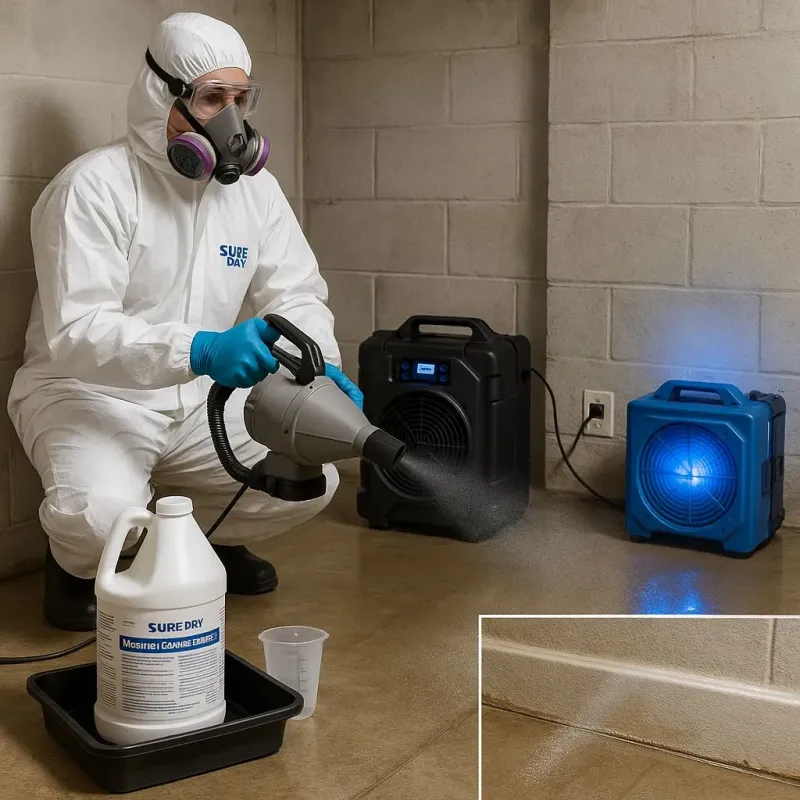 Sanitization and Odor Removal process in De Graff, OH