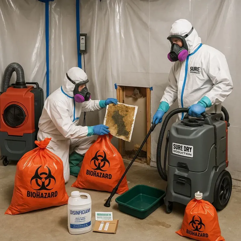 Contaminated Water Handling Protocols process in De Graff, OH