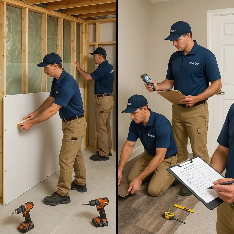Repairs and Reconstruction process in De Graff, OH